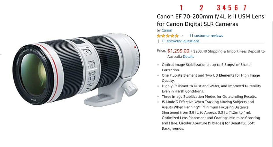 Canon lens abbreviations