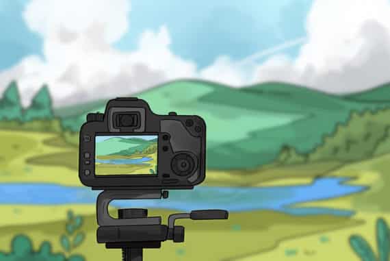 landscape photography camera
