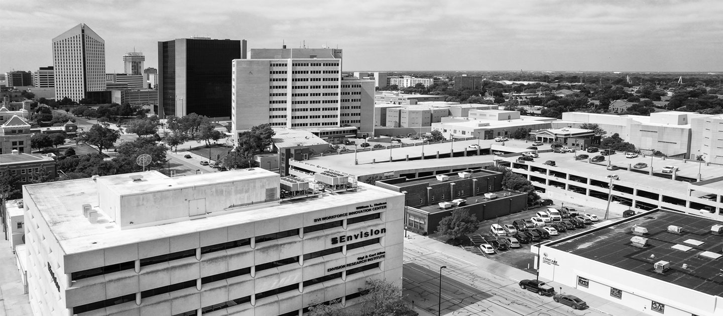 Picture of outside of Envision building headquarters in Wichita, Kansas