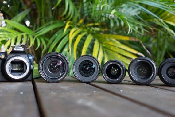 selection of Nikon d3300 lenses reviewed