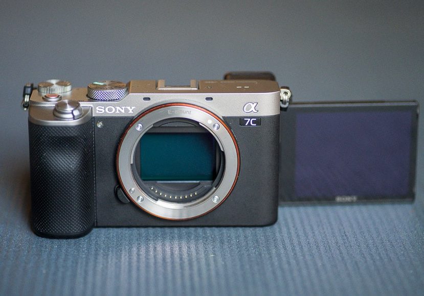 sony a7c camera with screen