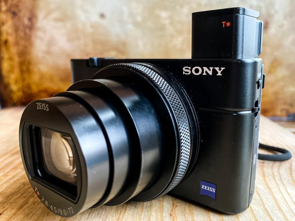 Sony RX100 VIII camera with long zoom lens